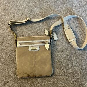 Coach Beige Crossbody Bag